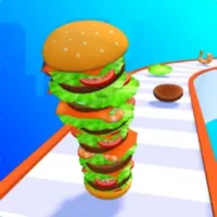 Burger Stack Runner 3D